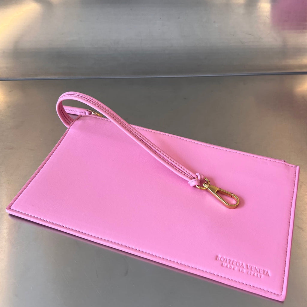 ラージ キャバット 51 フラミンゴ ピンク ラムスキン