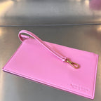 ラージ キャバット 51 フラミンゴ ピンク ラムスキン