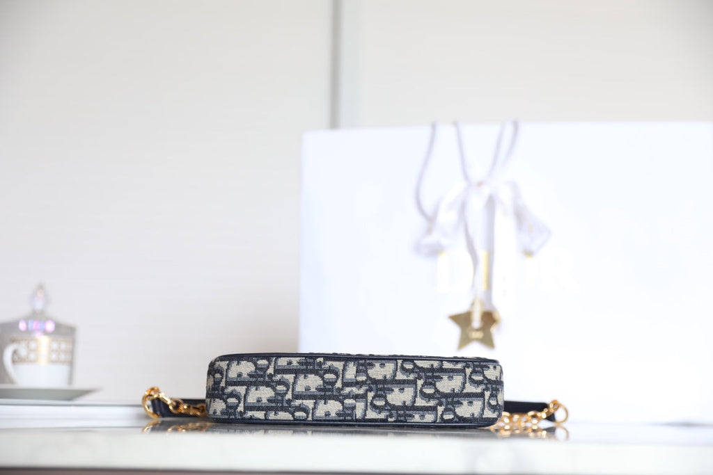 ミニ 21 チェーンハンドバッグ ブラック オブリーク ジャカード