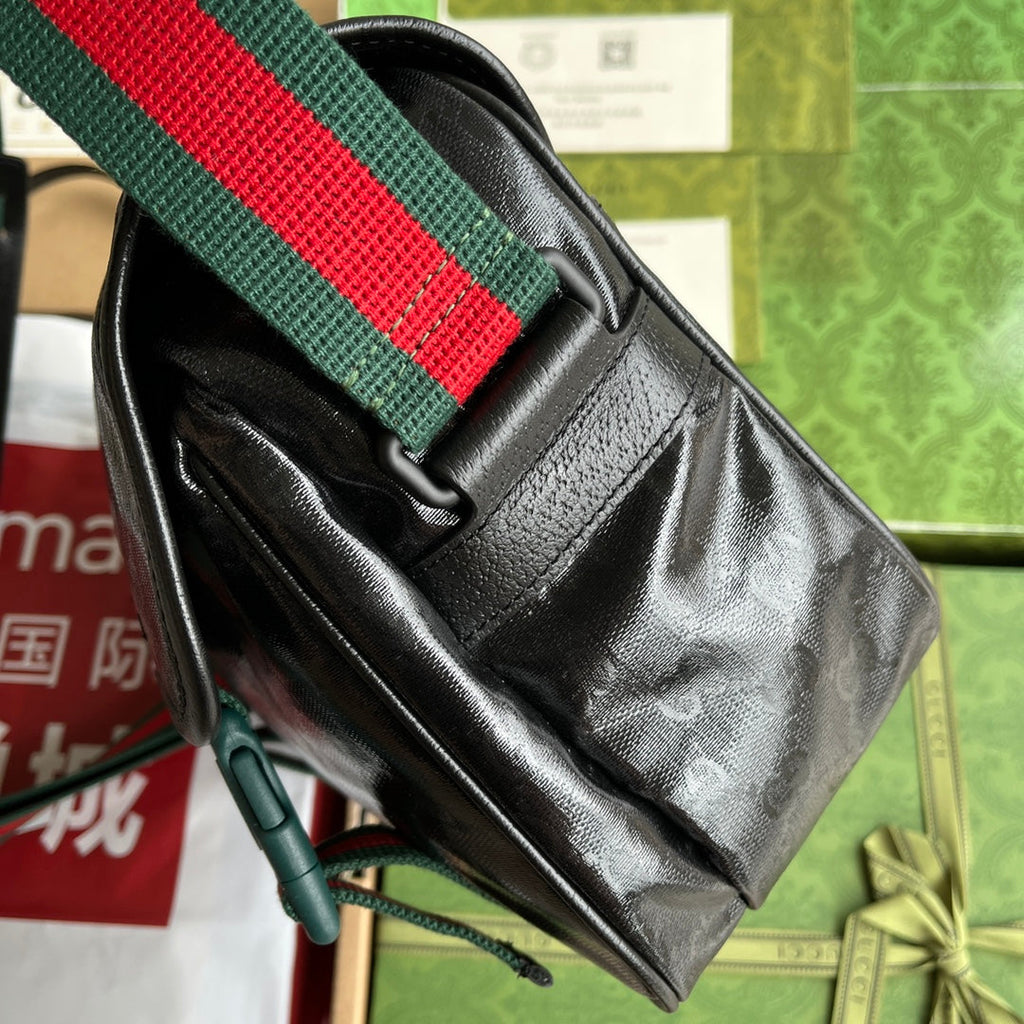 メッセンジャーバッグ 27 ブラックモノグラムキャンバス