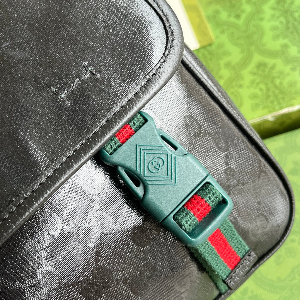 メッセンジャーバッグ 27 ブラックモノグラムキャンバス