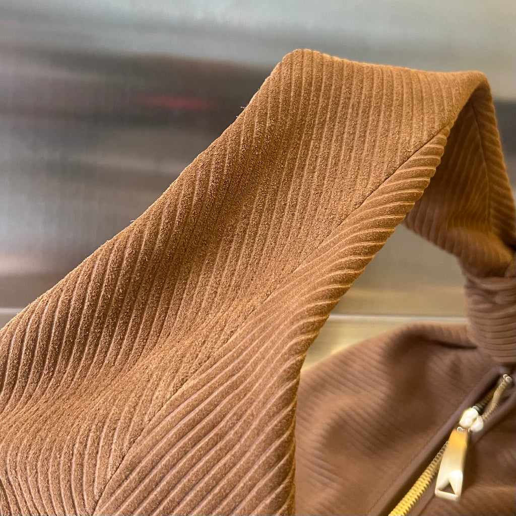 スモール ジョディ 48 ブラウン コーデュロイ生地