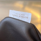 MEDIUM GEMELLI 36 CHOCOLATE LAMBSKIN