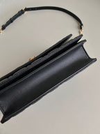 ミス レディ 24 ラージバッグ（ブラック ラムスキン）