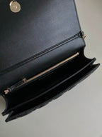 ミス レディ 24 ラージバッグ（ブラック ラムスキン）