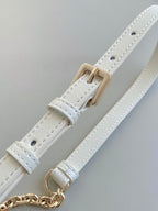 ミス レディ 24 ラージバッグ（ホワイトラムスキン）