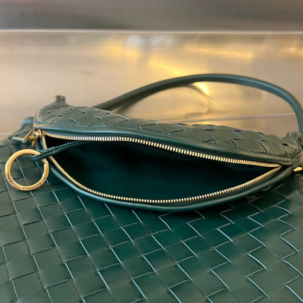 ミディアム ジェメリ 36 ダークグリーン ラムスキン