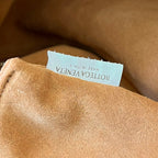 ラセットブラウンラムスキン製ラージホップ54