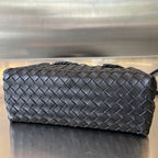 BV MEDIUM ANDIAMO 32CM BLACK LAMBSKIN