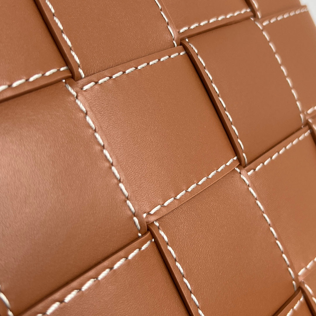 ラージカセットポーチ 35インチ バーントシエナカーフスキン