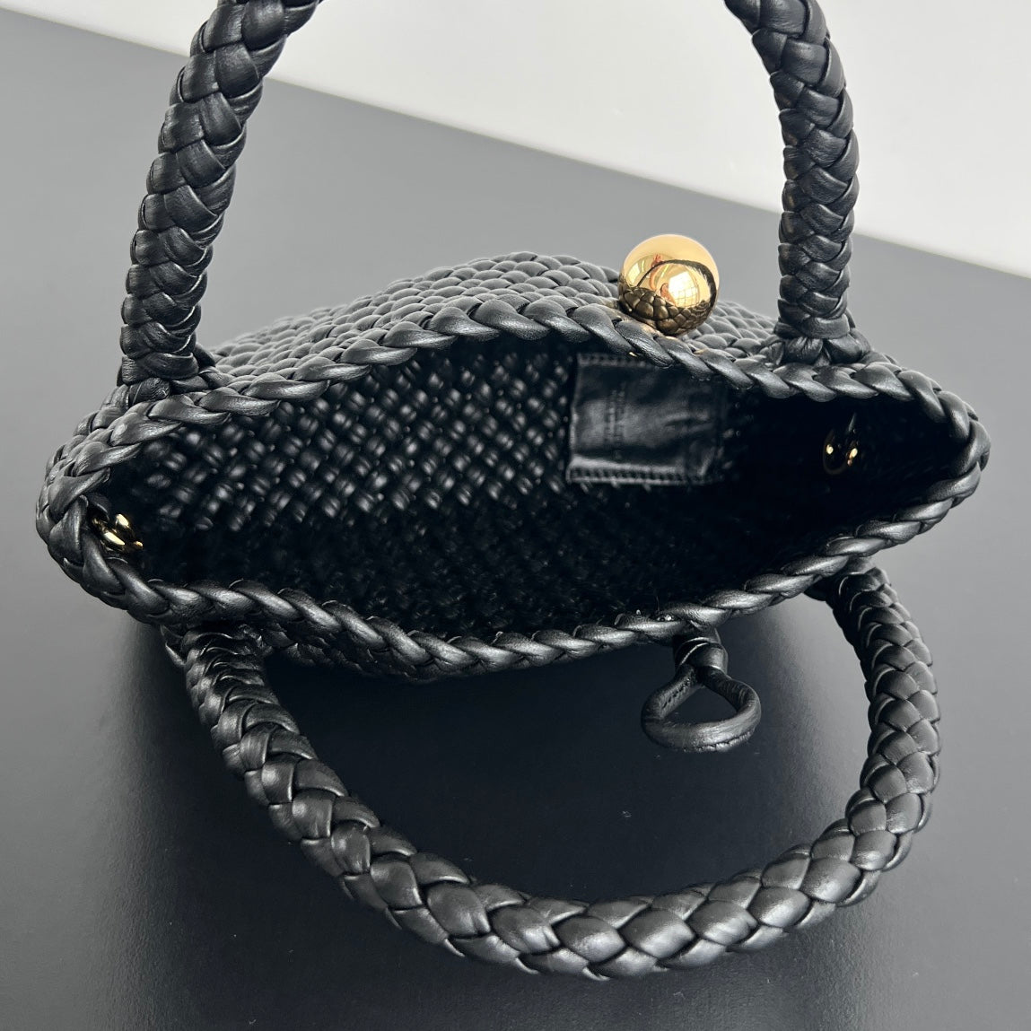 ミニ トスカ 20 ブラックカーフスキン