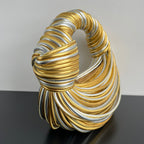 ミニ ジョディ 28 バッグ（ゴールドミックスシルバーラムスキン）