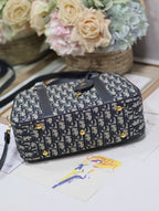 ミディアム 31 D-VIBE ボウリングバッグ（ブルーモノグラム オブリーク ジャカード）