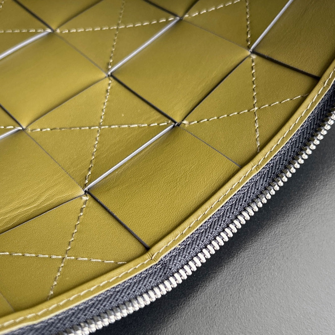 ラージカセットポーチ 35インチ トラウトグレー カーフスキン