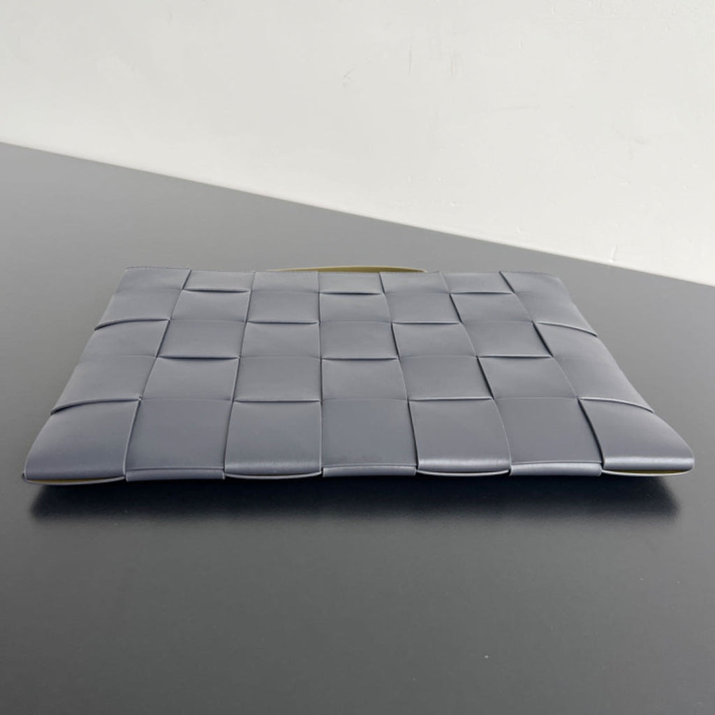 ラージカセットポーチ 35インチ トラウトグレー カーフスキン