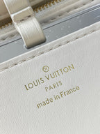 GO-14 PM 20インチ クリーム キルティング ラムスキン ゴールドハードウェア