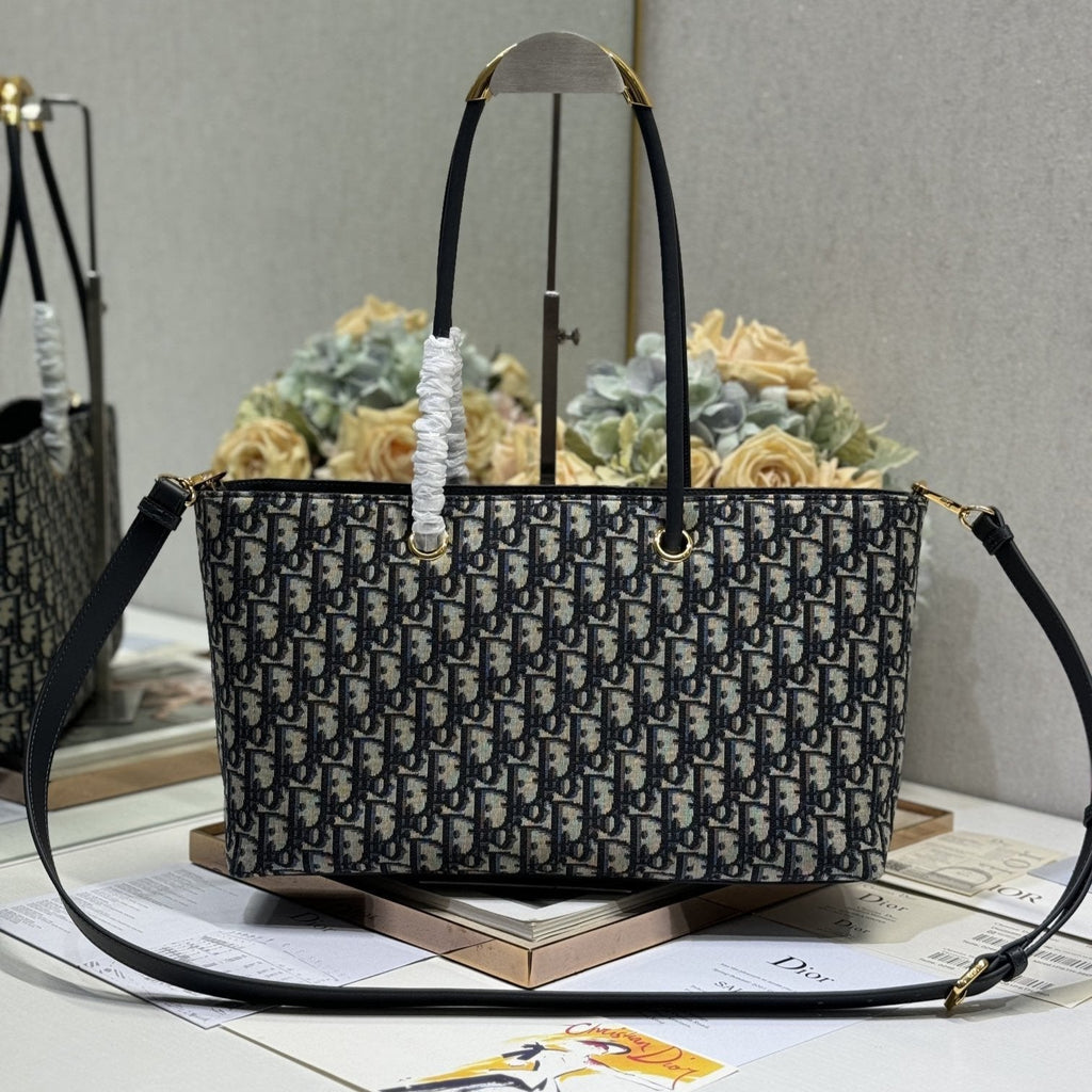 ミディアム 37 トゥジュール バッグ（ブラック モノグラム デニム）