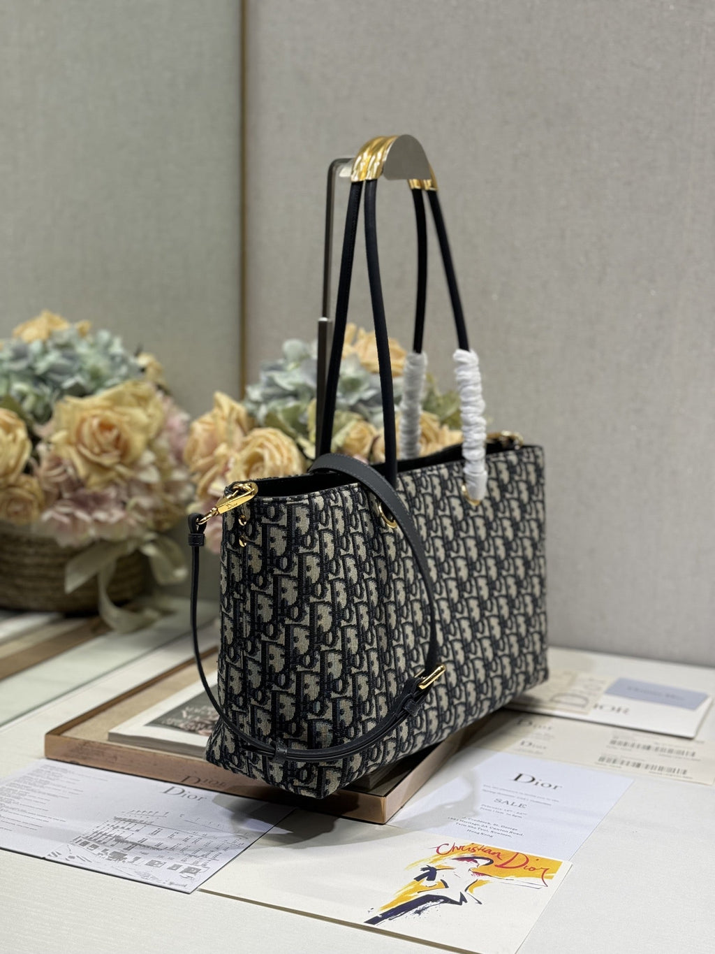 ミディアム 37 トゥジュール バッグ（ブラック モノグラム デニム）