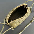 CONCERT POUCH 18 IN ARMY GREEN LAMBSKIN