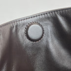 LARGE HOP 46 IN CHOCOLATE LAMBSKIN