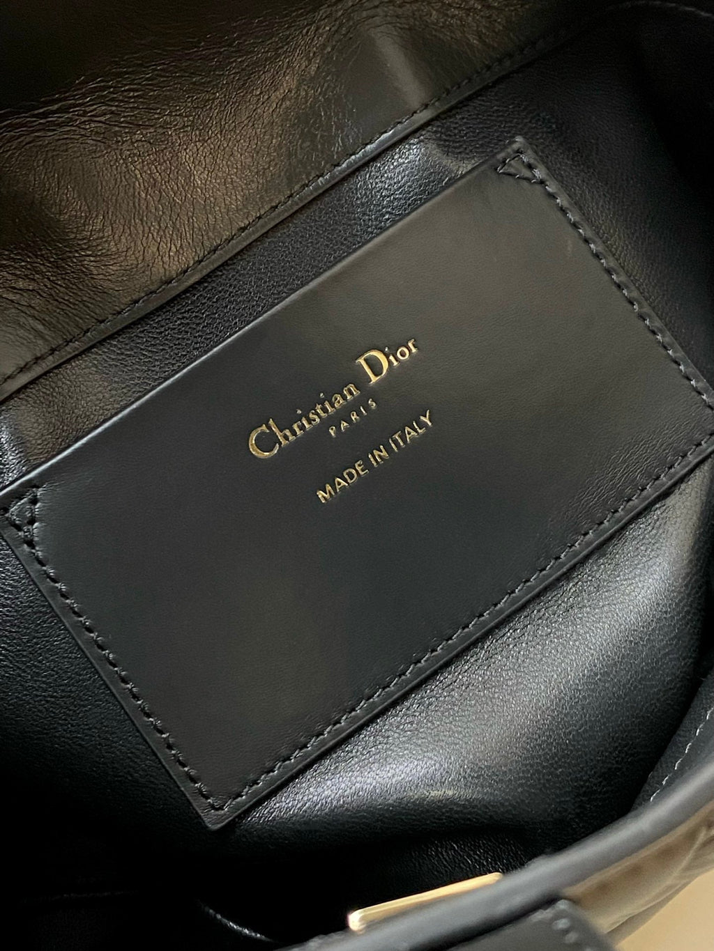 ミニ トゥジュール バケット バッグ 18 ブラック カナージ カーフスキン