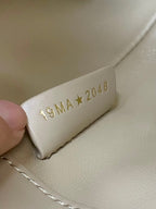 ミニ トゥジュール バケット バッグ 18 ベージュ カナージュ カーフスキン