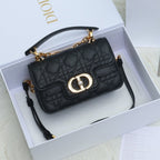 ジョリー トップハンドルバッグ 19 ブラック カナージュ カーフスキン