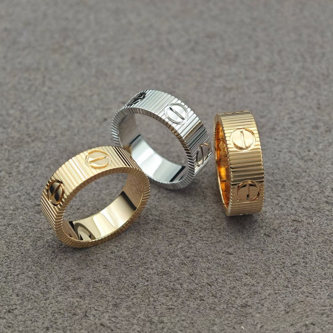 [⭐JeweliWhal]ラブ 6.5MM リング