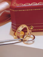 [⭐JeweliWhal]スリーダイヤモンドリング