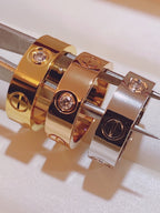 [⭐JeweliWhal]スリーダイヤモンドリング