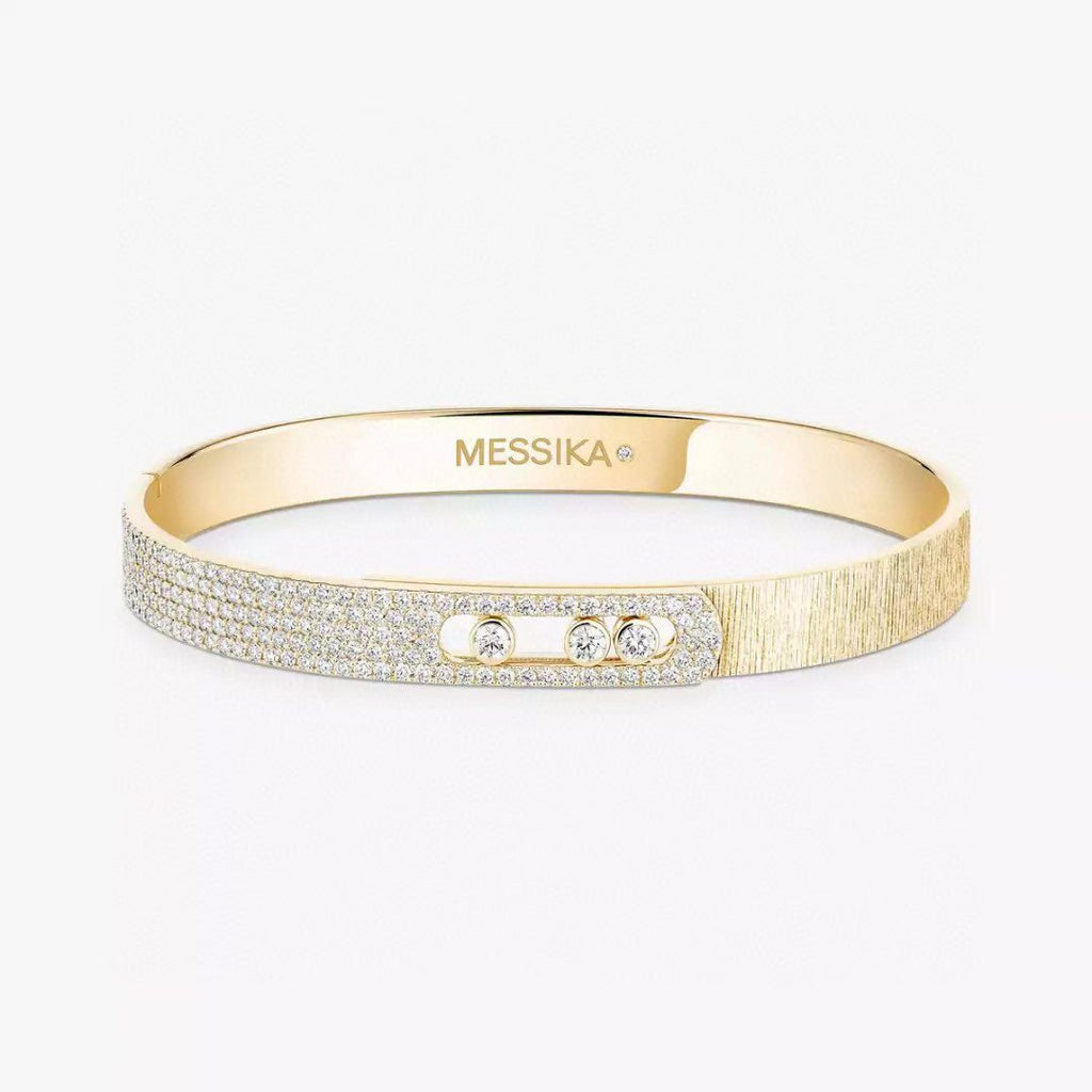 [⭐JeweliWhal]2026 BRAND-NEW FROSTED BRACELET WITH DIAMONDS THREE COLORS