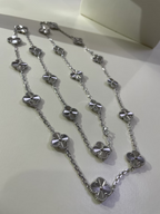 [⭐JeweliWhal]クローバー 20 モチーフ シルバー レーザー