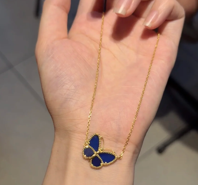 [⭐JeweliWhal]2026 NEW BUTTERFLY BLUE   NECKLACE