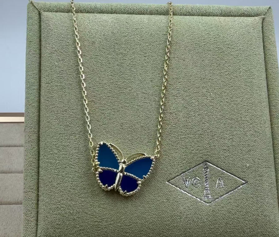 [⭐JeweliWhal]2026 NEW BUTTERFLY BLUE   NECKLACE