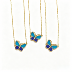 [⭐JeweliWhal]  2026 NEW LUCKY BUTTERFLY 1 MOTIFS NECKLACE