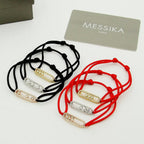 [⭐JeweliWhal]Messika Care(s) pink cord pavé bracelet