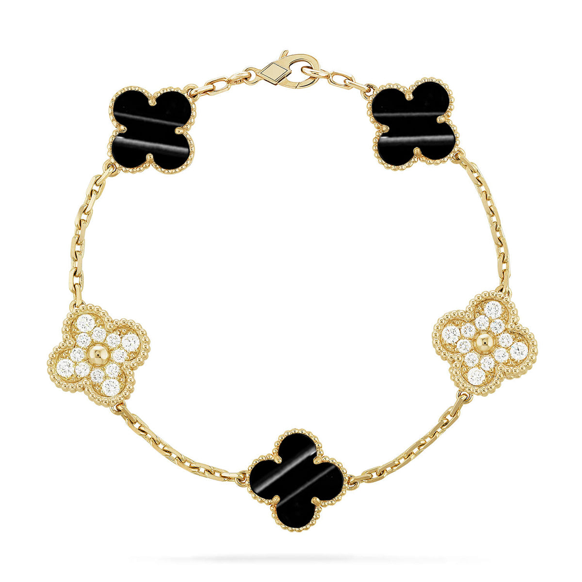[⭐JeweliWhal] CLOVER 5 MOTIF PULSAR STONE BRACELET COLLECTION