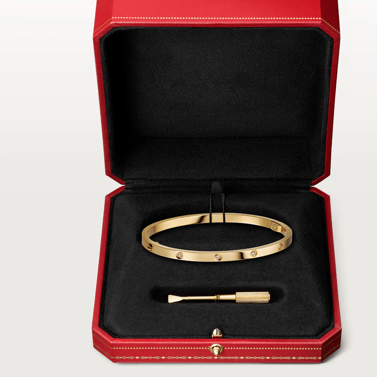 [⭐JeweliWhal]LOVE BRACELET 3.65MM 10 DIAMONDS