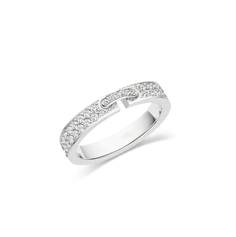 [⭐JeweliWhal]ALLIANCE LIENS VIDENCE PAVED DIAMOND 4MM RING