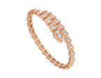 [⭐JeweliWhal]SERPENTI BRACELET 6.8MM PINK GOLD DIAMOND