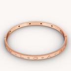 [⭐JeweliWhal]ZERO 1 PINK GOLD 12 DIAMONDS BRACELET