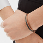 [⭐JeweliWhal]ZERO 1 PINK GOLD WITH MATTE BLACK CERAMIC BRACELET