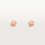 [⭐JeweliWhal]LOVE EARRINGS PINK GOLD 10MM