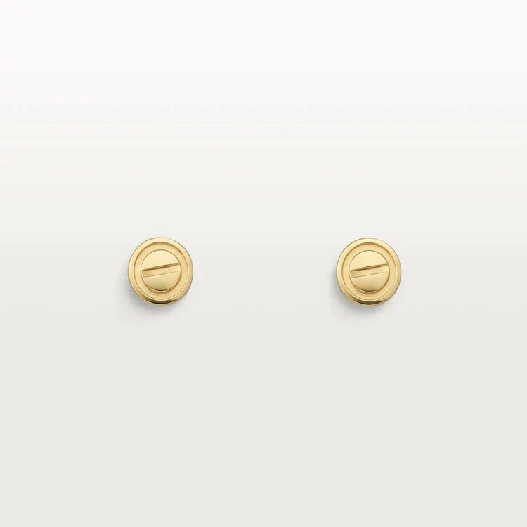 [⭐JeweliWhal]LOVE EARRINGS GOLD 10MM