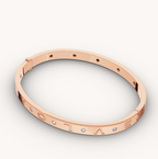 [⭐JeweliWhal]ZERO 1 PINK GOLD 12 DIAMONDS BRACELET
