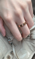 [⭐JeweliWhal]LOVE RING 4MM 1 DIAMOND