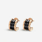 [⭐JeweliWhal]ZERO 1 PINK GOLD CERAMIC EARRINGS