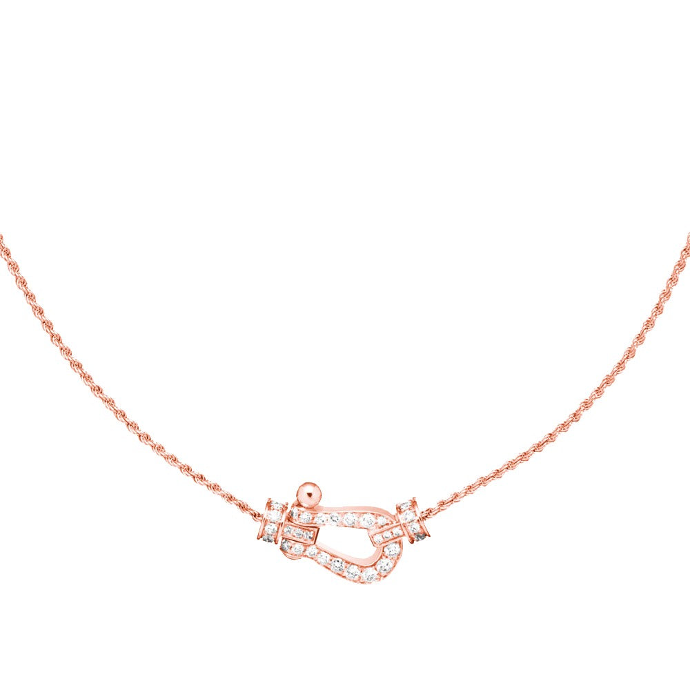 [⭐JeweliWhal]FORCE 10 PINK GOLD DIAMOND NECKLACE