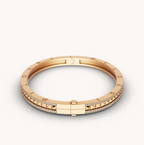 [⭐JeweliWhal]ZERO 1 SPIRAL AND PAVED DIAMOND GOLD BRACELET