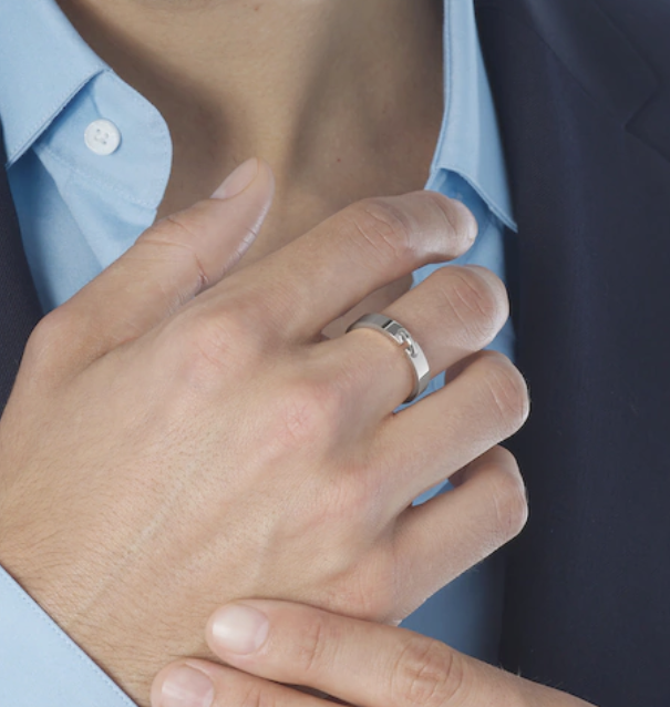 [⭐JeweliWhal]ALLIANCE LIENS VIDENCE 4MM RING